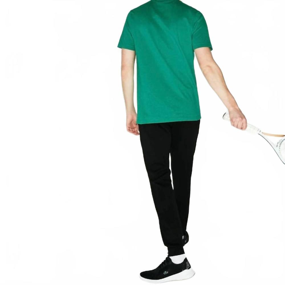 NEW LACOSTE sport fleece tennis sweatpants in black - Picture 2 of 3
